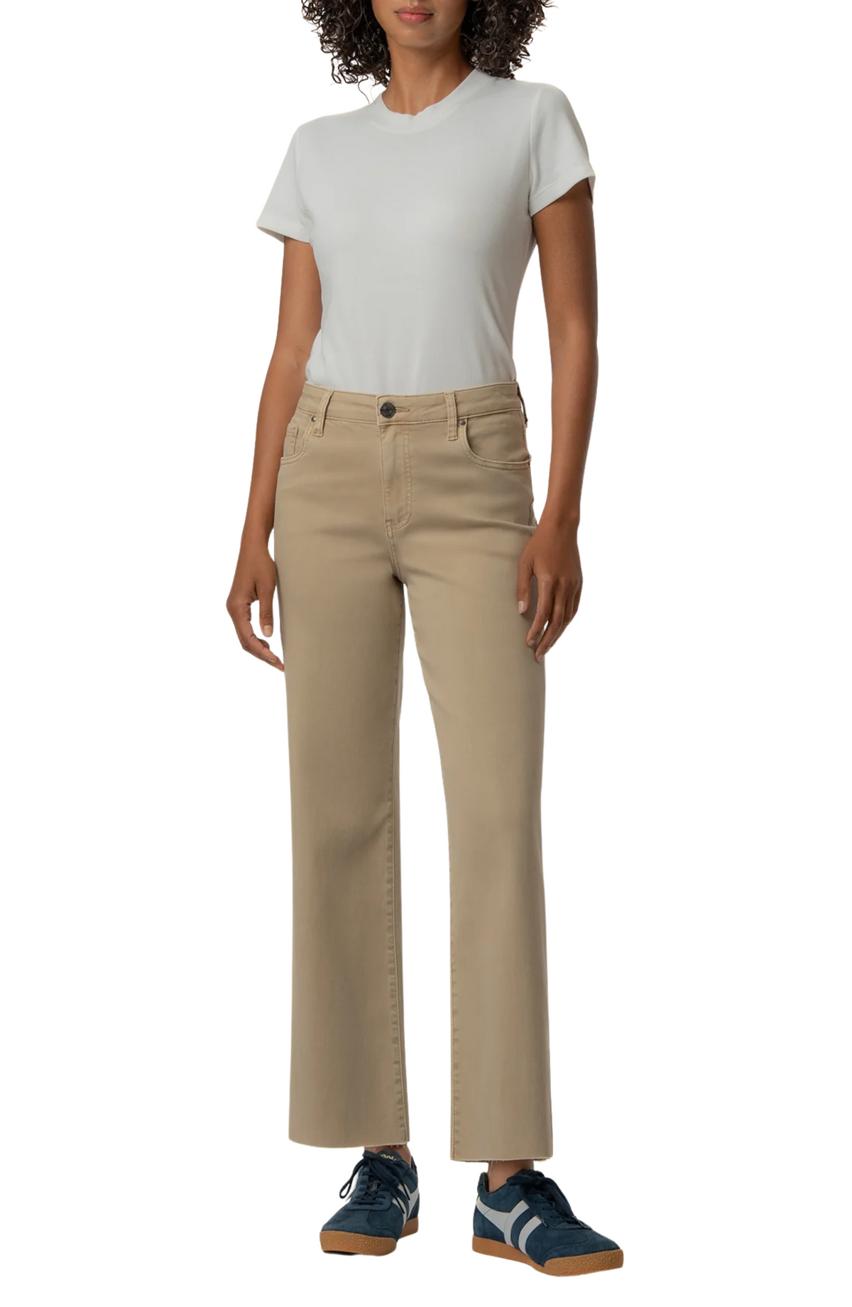 Kut Charlotte High Rise Wide Leg w/ Raw Hem