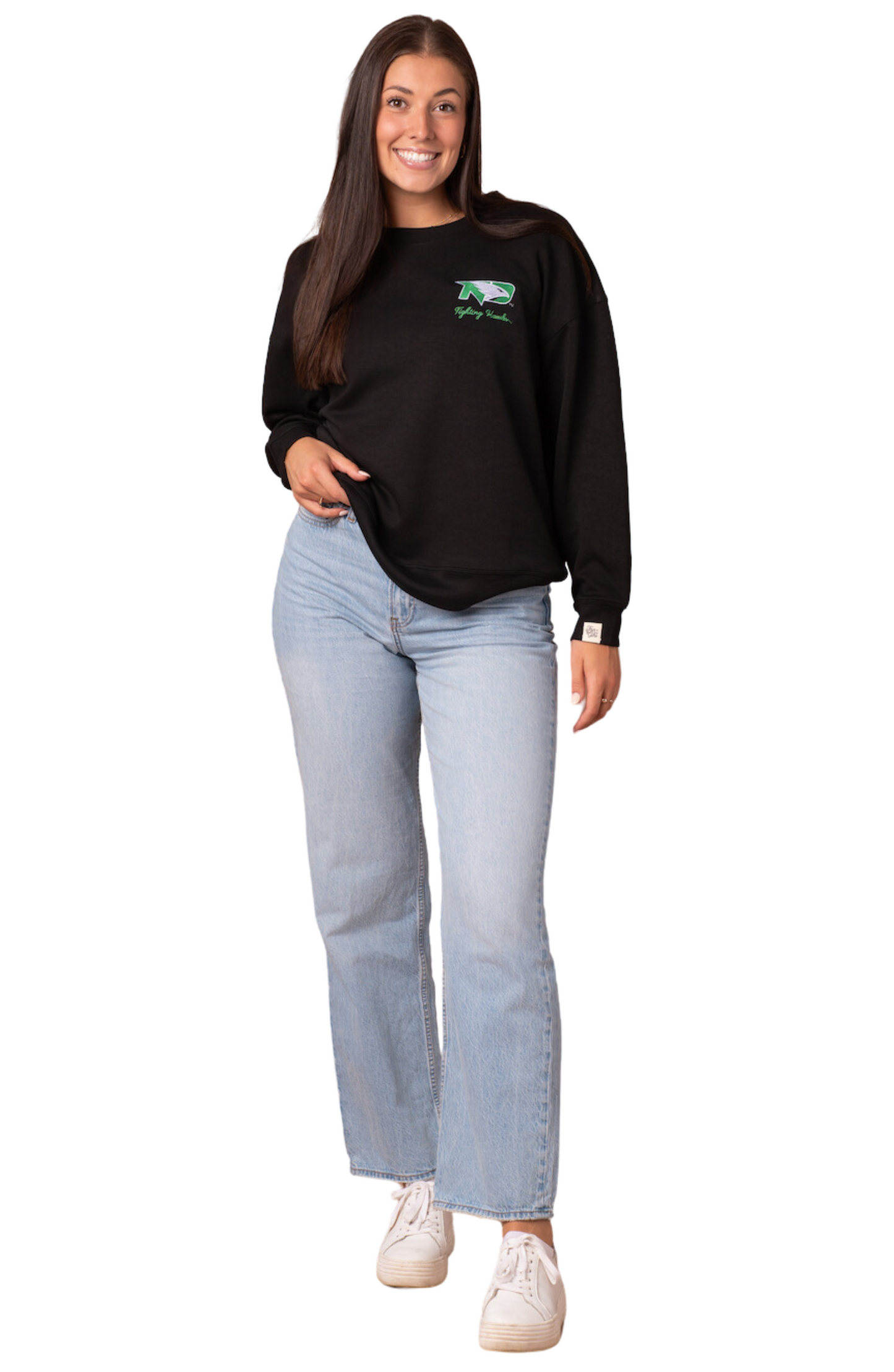 UND Hawks Embroidered Supersoft Crew