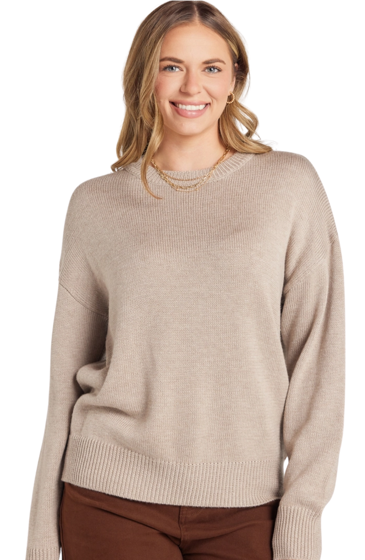 Ribbed Long Sleeve Sweater