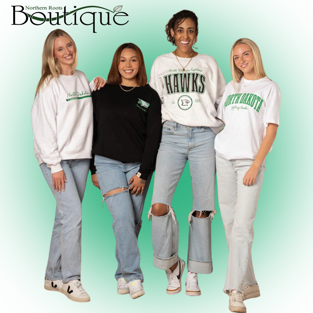 Fighting Hawks Vintage Oversized Crew