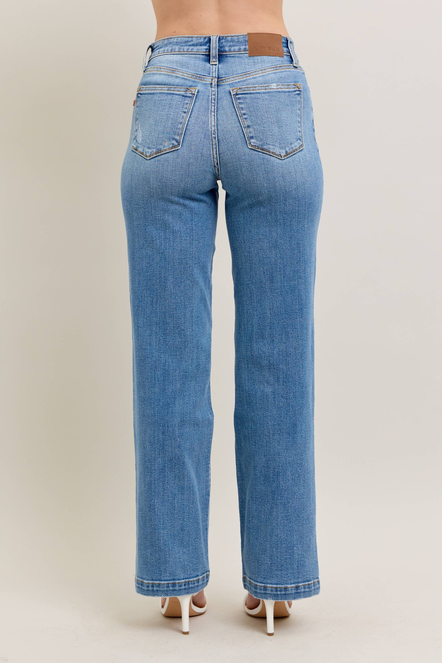 Judy Blue High Waisted Trouser Straight Fit