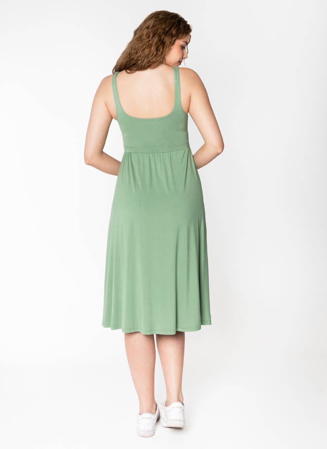 Bamboo Maxi Dress with Pockets