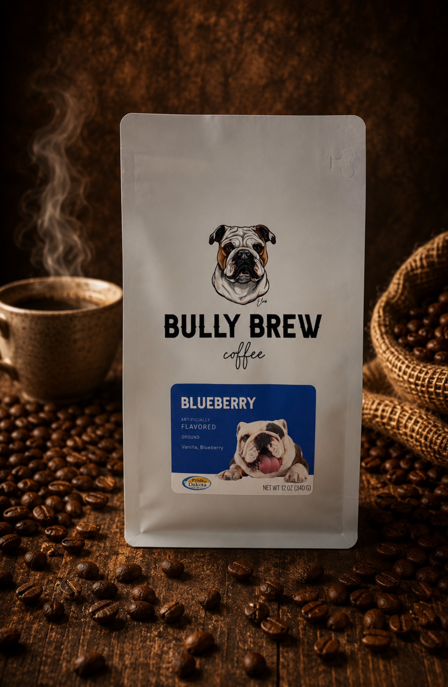 Bully Brew Coffee Columbian French Dark Roast Blend