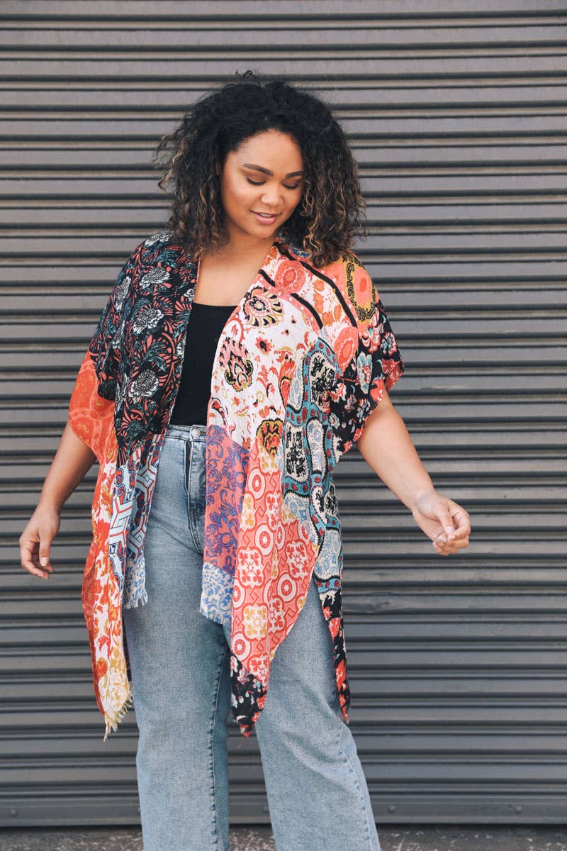 Floral Patchwork Kimono