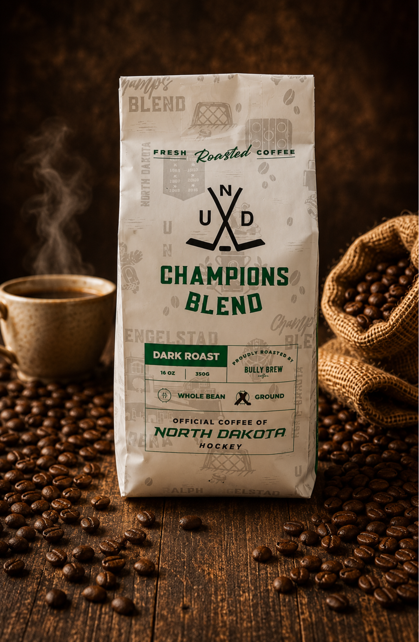 Bully Brew Coffee Columbian French Dark Roast Blend
