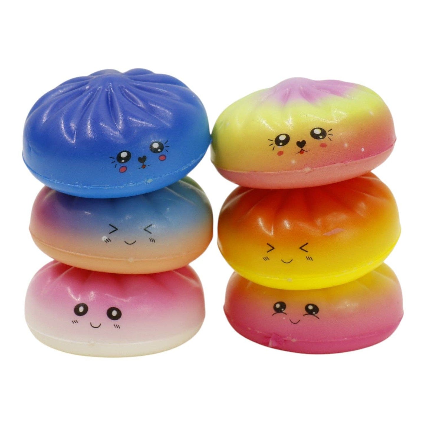 Mini Rainbow Foam Squishy Dumpling