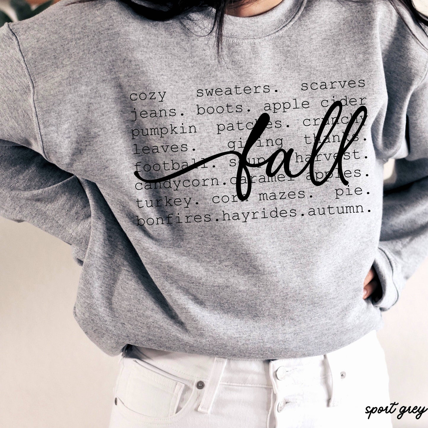 Fall Words Sweatshirt