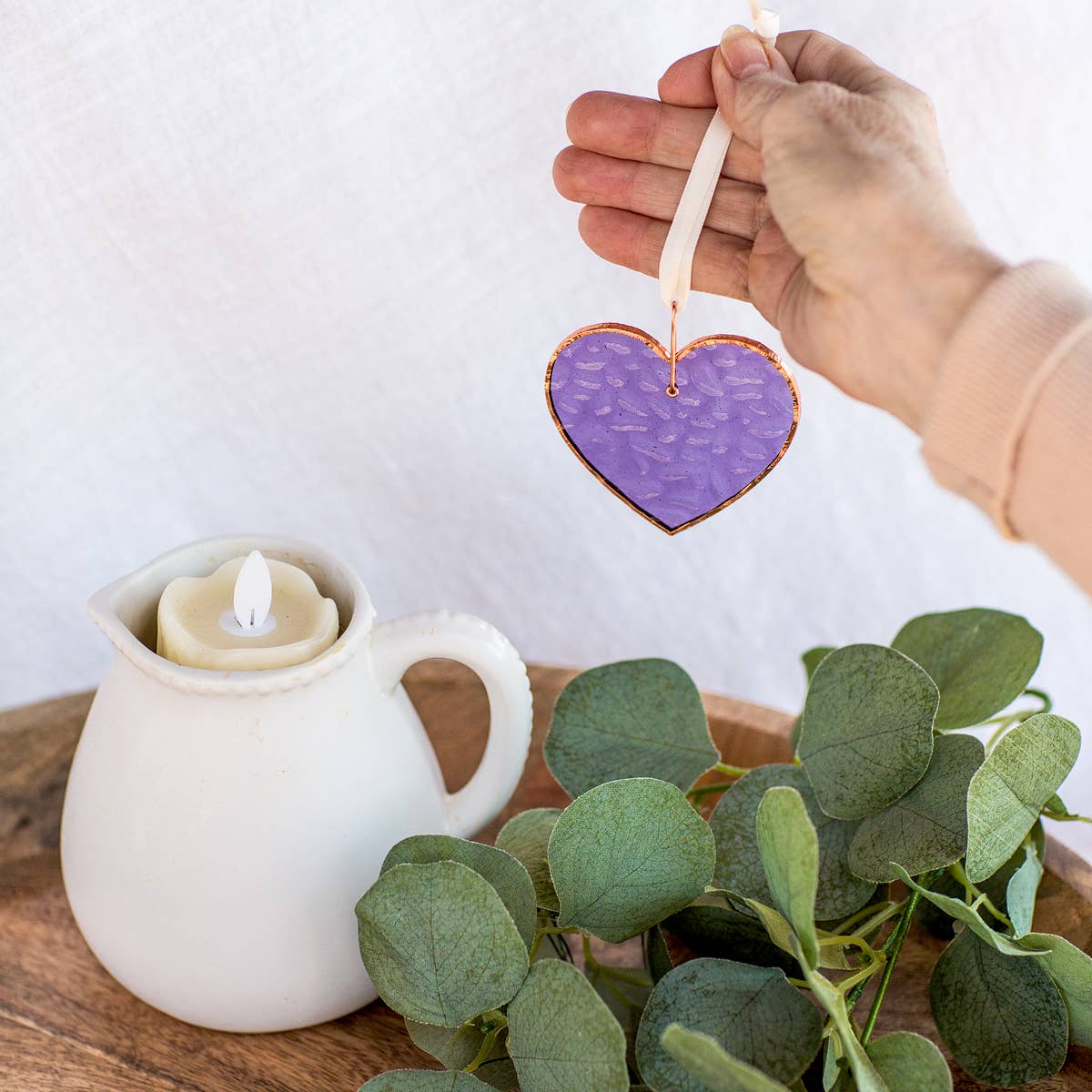 Nana Keepsake Gift – Handmade Stained Glass Heart