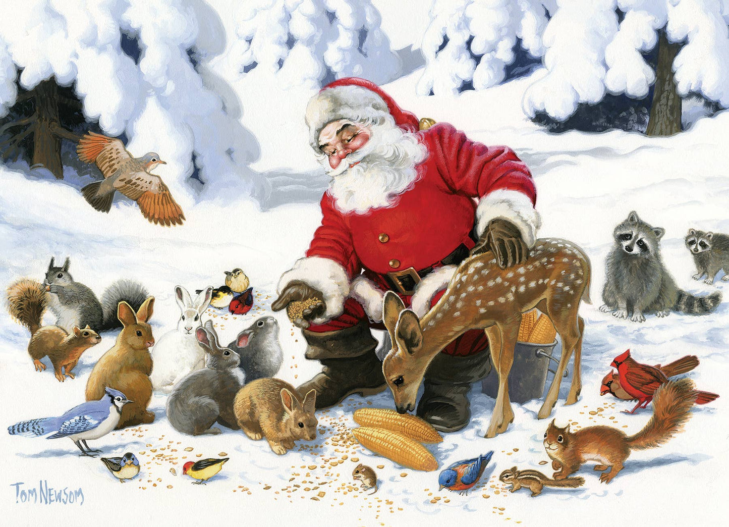 Santa Claus and Friends (Family) 350pc puzzle