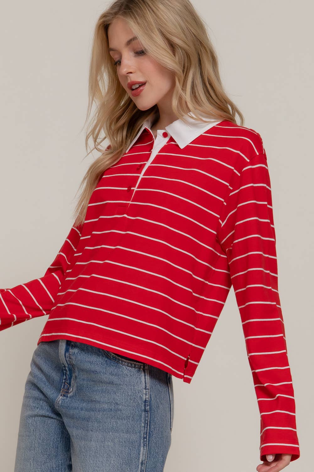 Long Sleeve  Polo Shirt