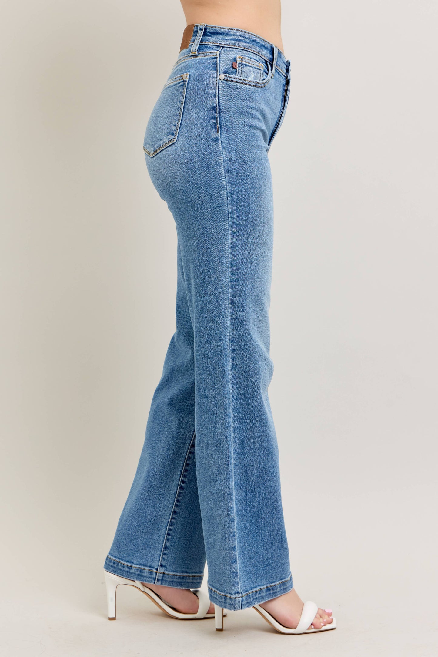 Judy Blue High Waisted Trouser Straight Fit