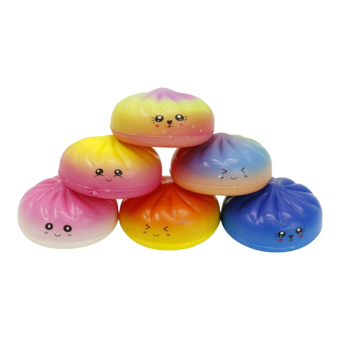 Mini Rainbow Foam Squishy Dumpling