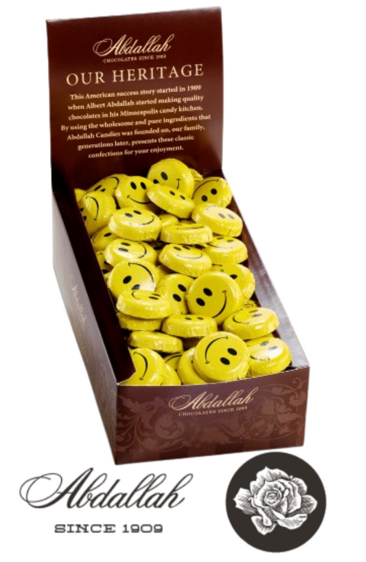 Abdallah Candies Milk Chocolate Smile Face Singles