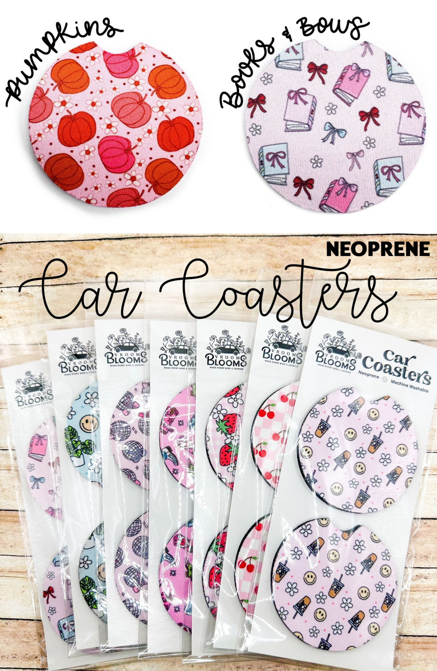 Car Coaster Set - Neoprene