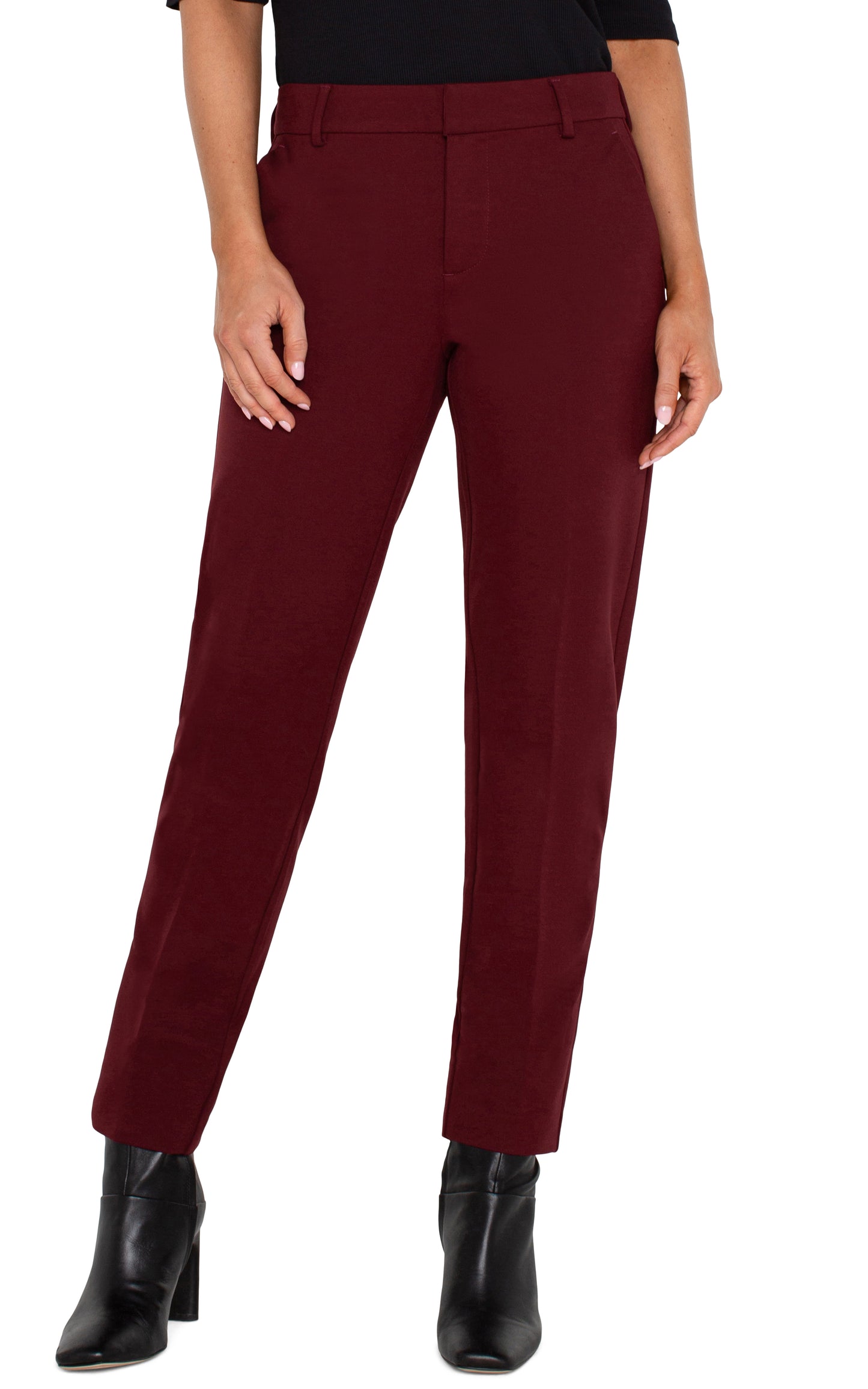 Liverpool Kelsey Trouser 29" inseam (Bordeaux)