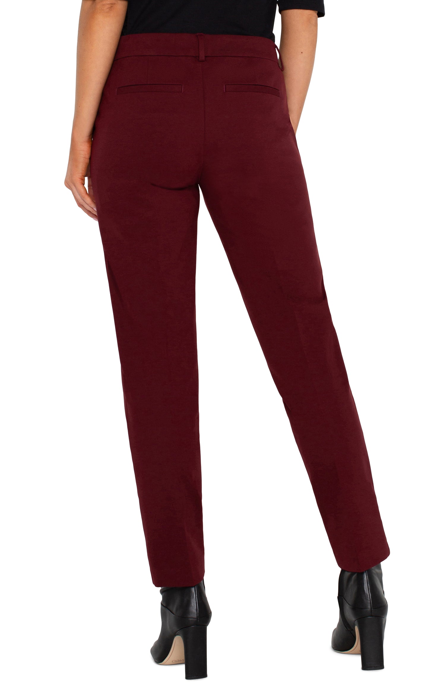 Liverpool Kelsey Trouser 29" inseam (Bordeaux)