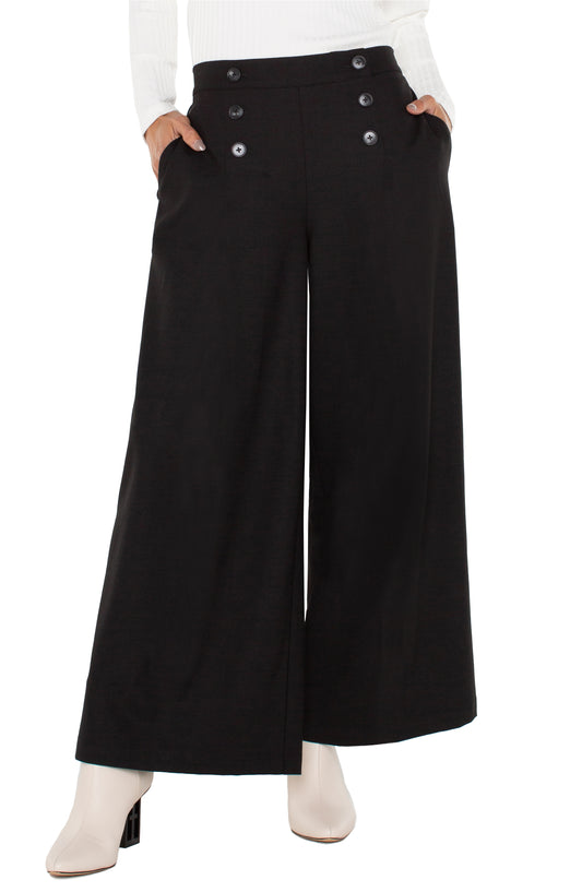 Liverpool Sailor Wide Leg 28in inseam (Black)