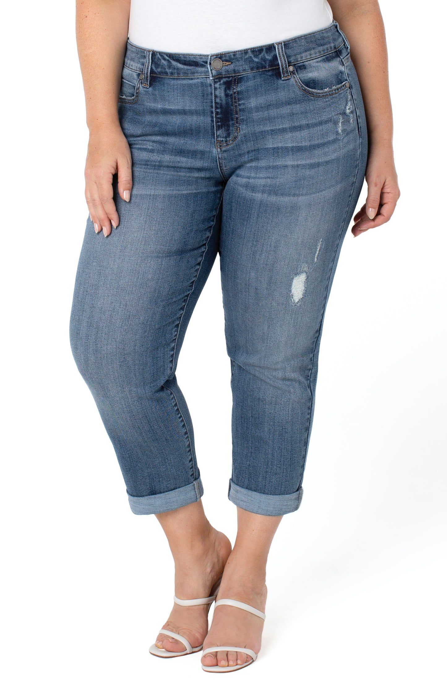 Liverpool Peyton Slim Boyfriend Plus Size (Sierra Vista)