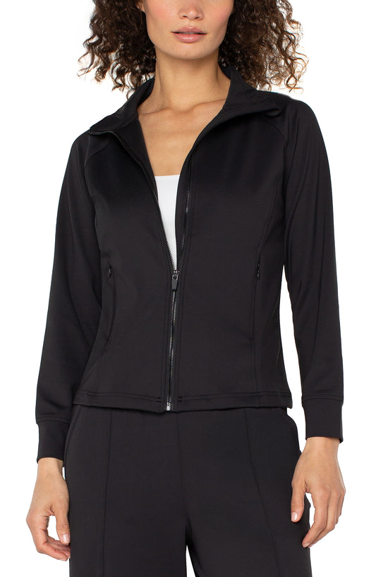 Liverpool Full Zip Seamed Jacket (Black)