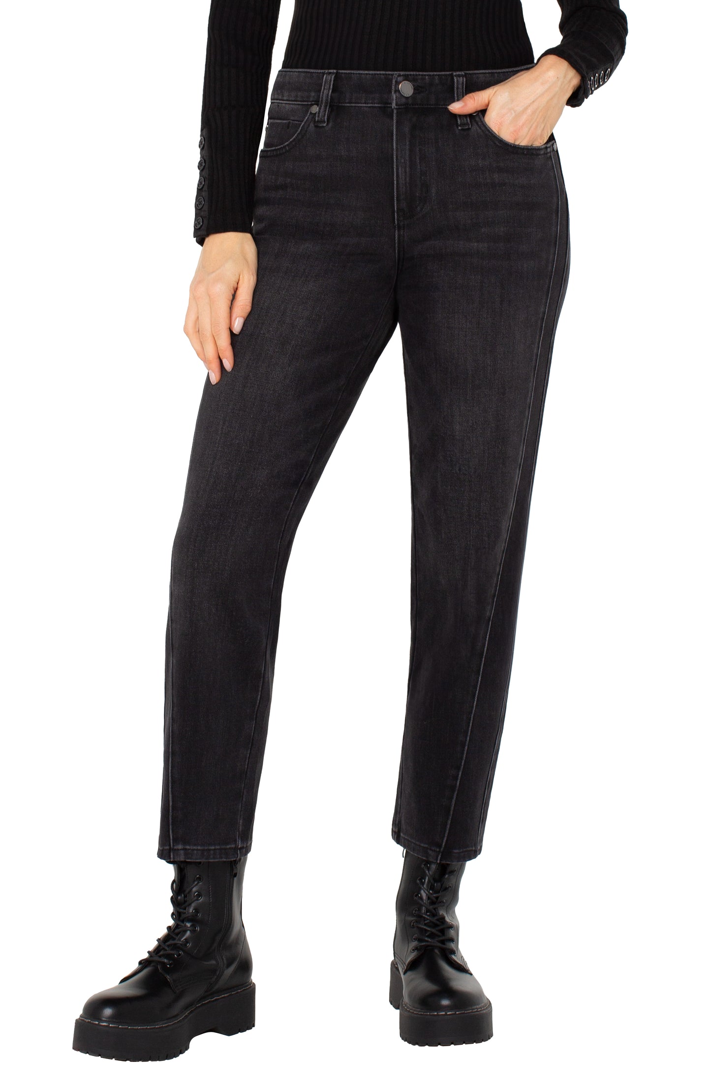 Liverpool Liv Non-skinny Skinny with Fashion Seaming (28" inseam) (Cavalier)