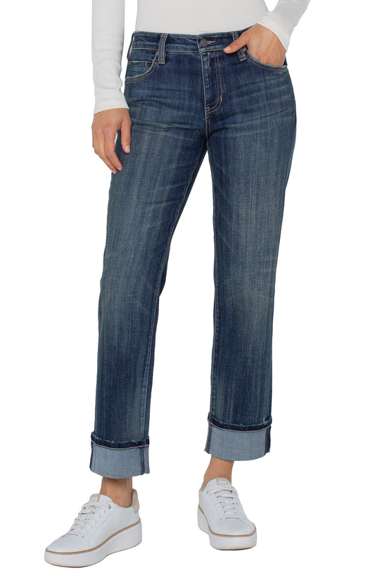 Liverpool Marley Girlfriend Cuffed (30"/27" inseam) (Saylorville)