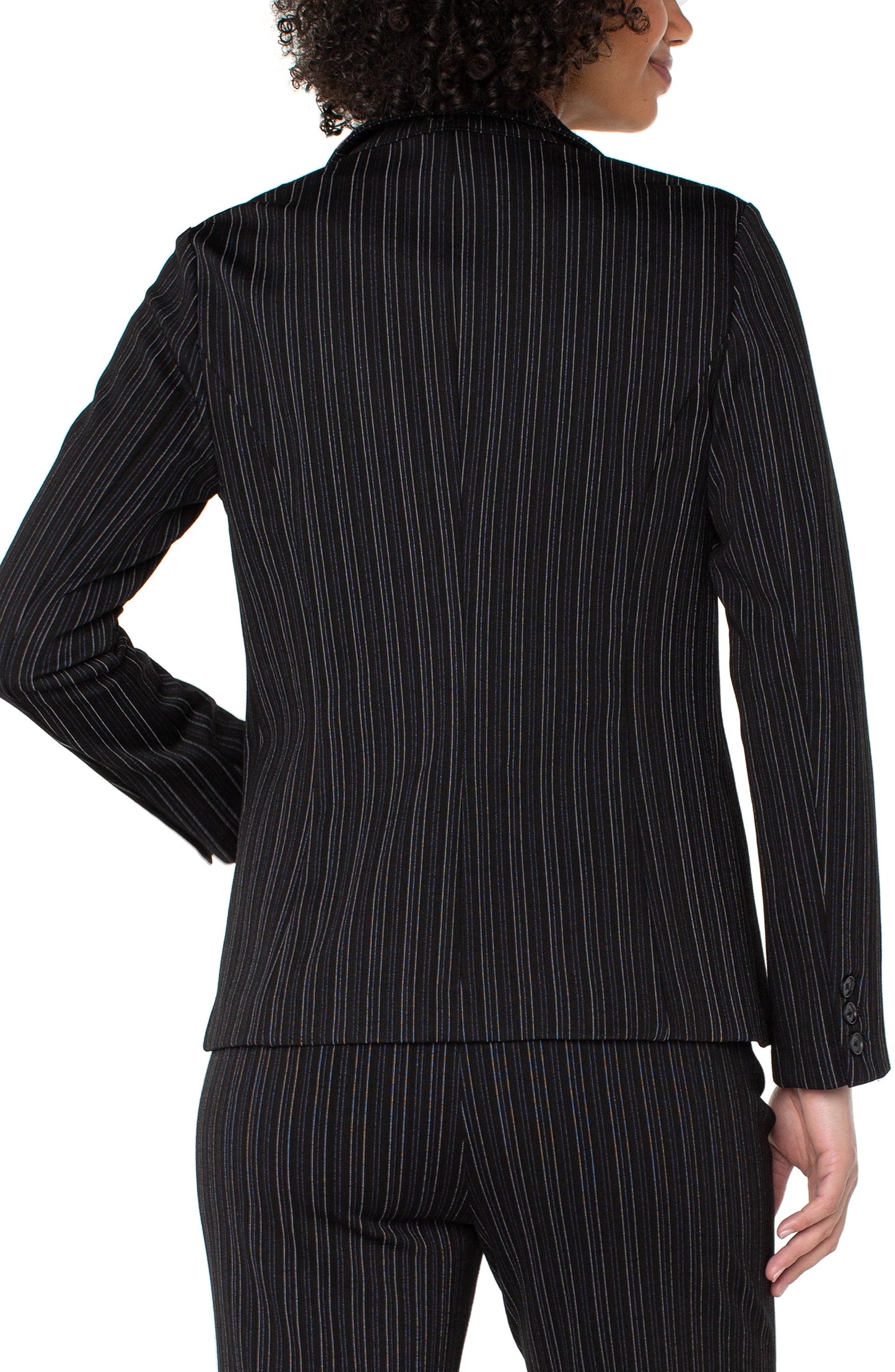 Liverpool Fitted Blazer (Hint of Navy Stripe)