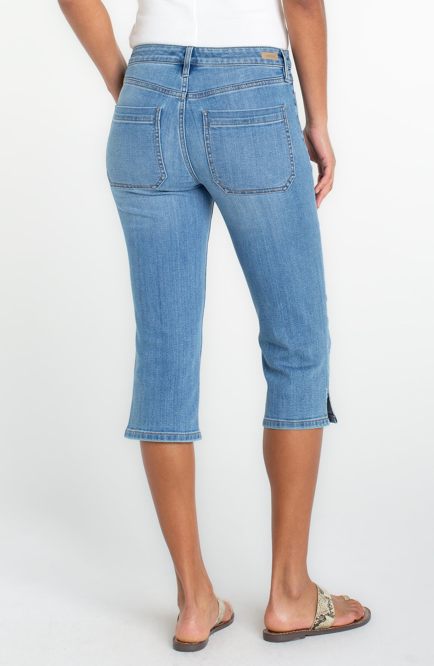 Liverpool Capri W/ Patch Pockets (19" Inseam)