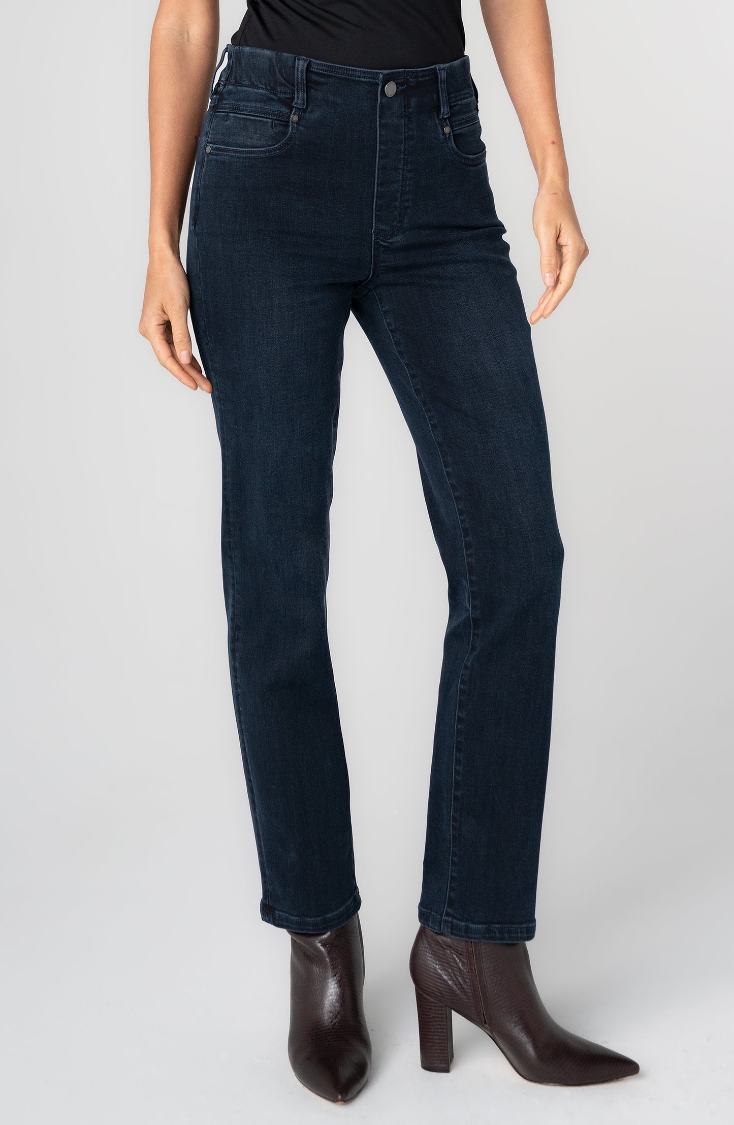 Liverpool Gia Glider Pull-on Slim (29" Inseam) (Raven Wing)