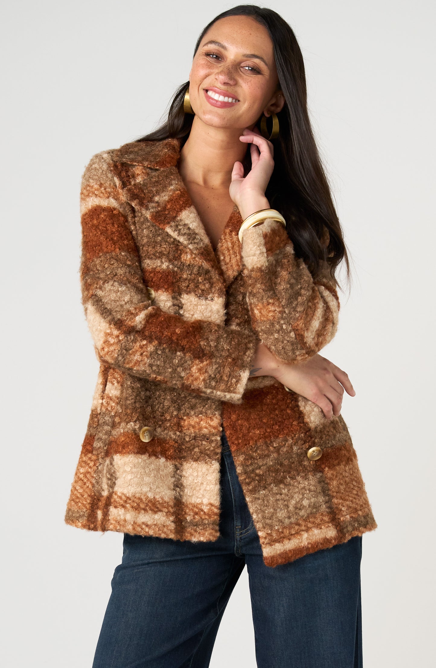 Liverpool Double Breasted Peacoat