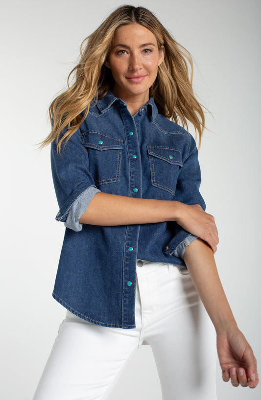 Liverpool Western Slim Shirt (Wilder)