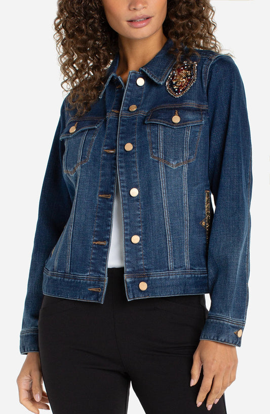 Liverpool Classic Jean Jacket Luxe Collection (Steady Heart)