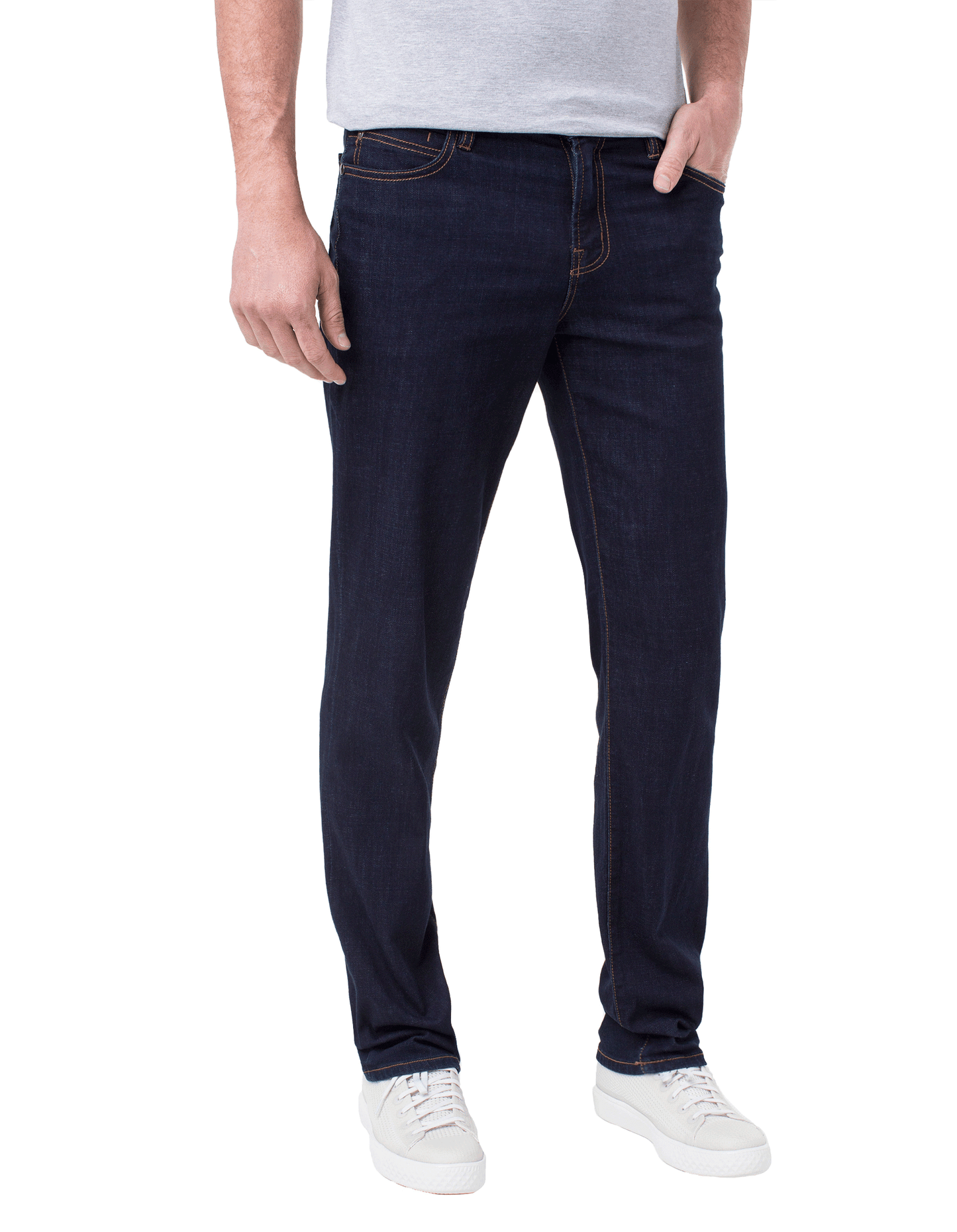 Liverpool Men's Kingston Modern Straight Jeans 32" Inseam (modern rinse)