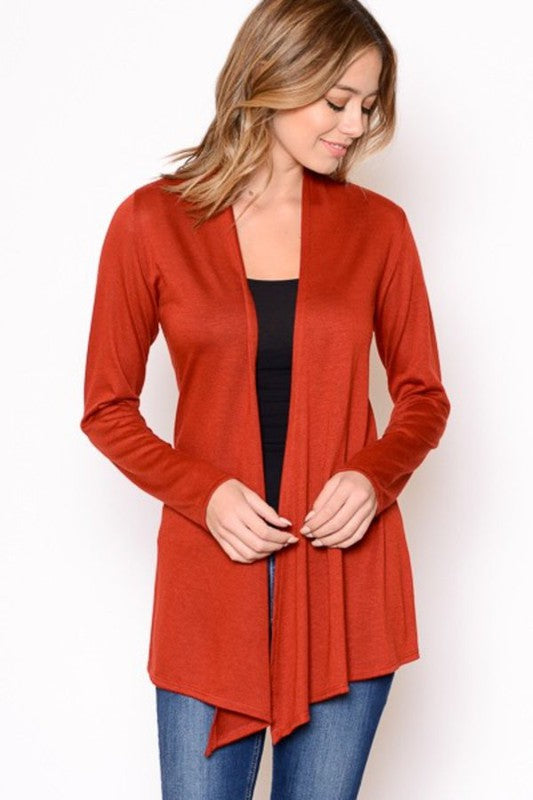 Long Sleeve Knit Lightweight Cardigan