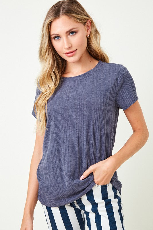 Ribbed Dress T-Shirt