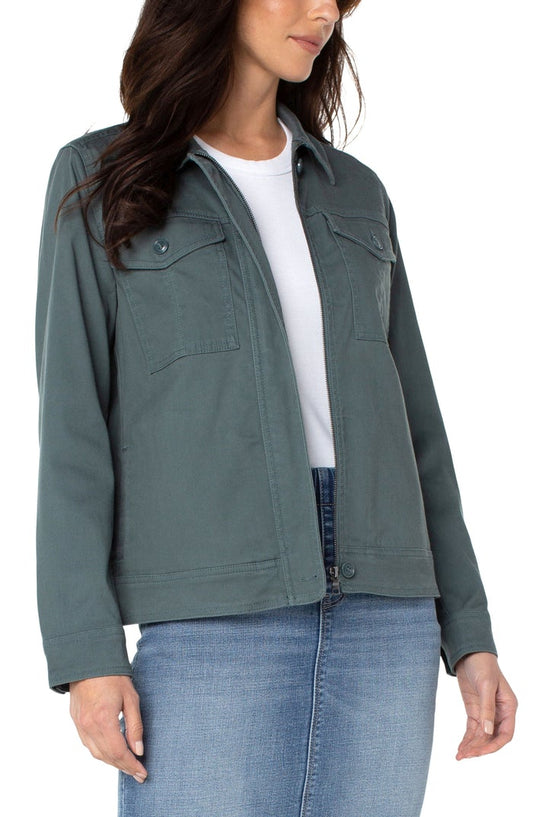 Liverpool Utility Jacket (Teal Lagoon)