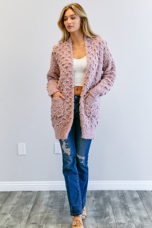 Fringe Long Sleeve Cardigan