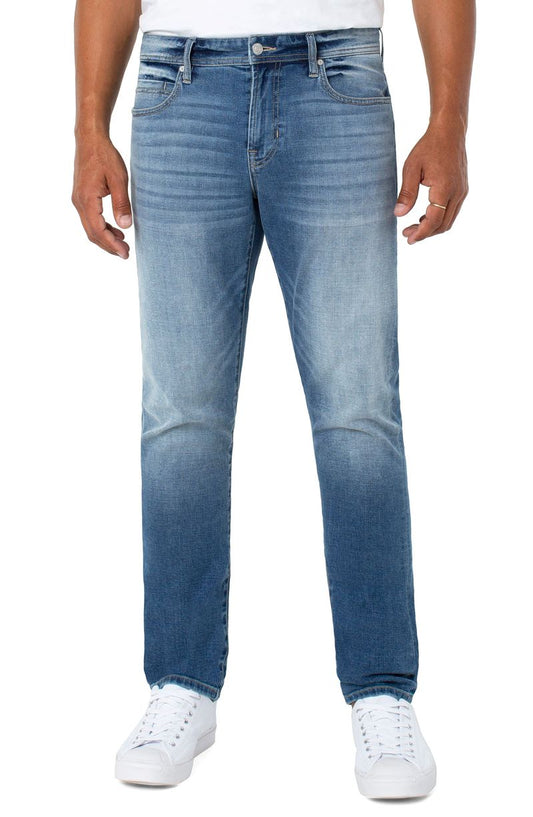 Liverpool Men's Kingston Modern Straight Vintage Premium Jeans 30" Inseam