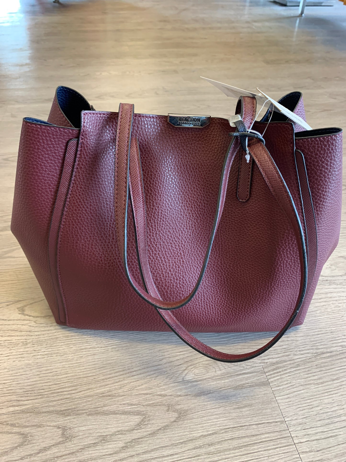 Kenneth Cole Willowbrook Satchel Wine Red