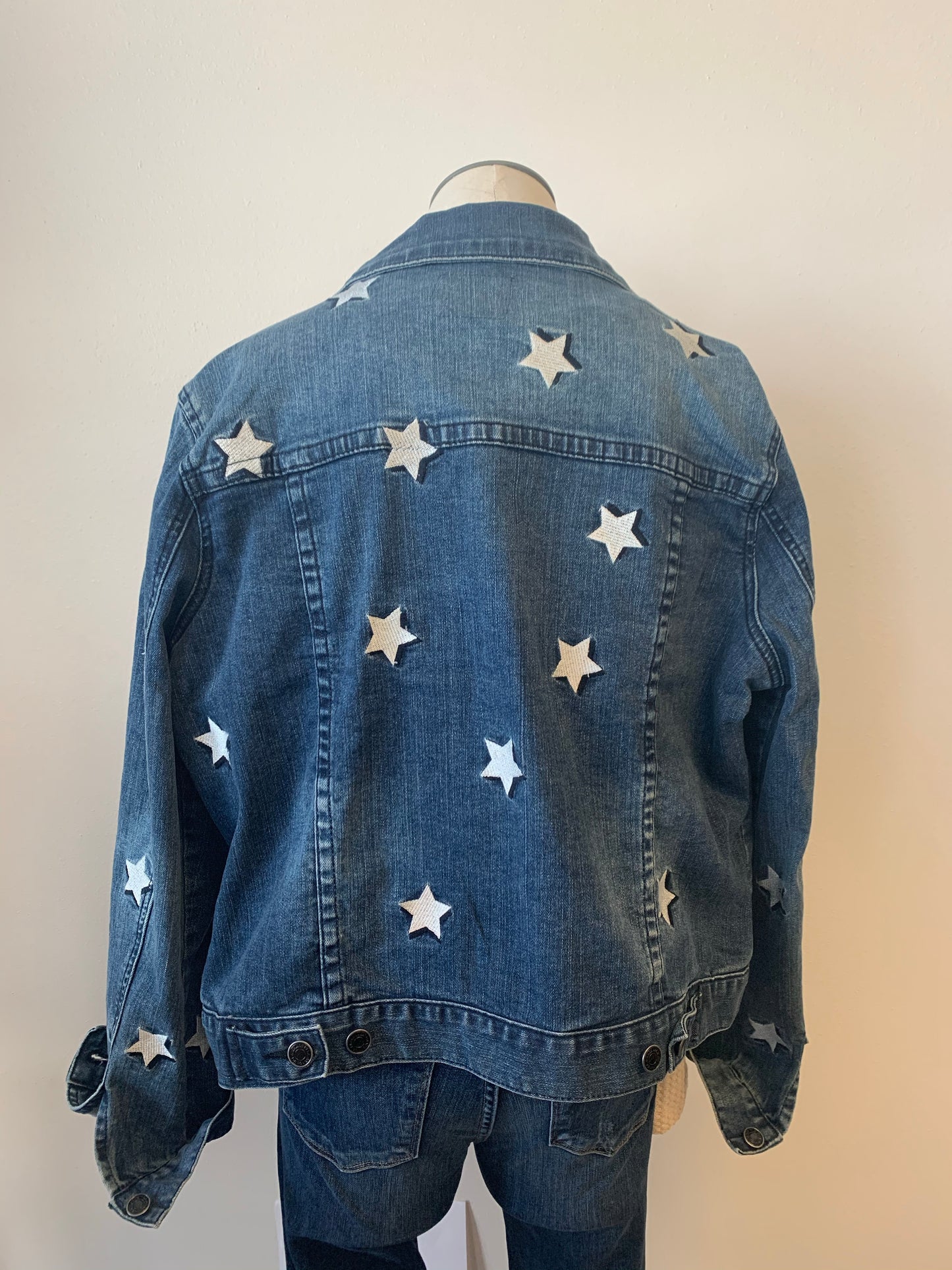 Star Patches Jean Jacket