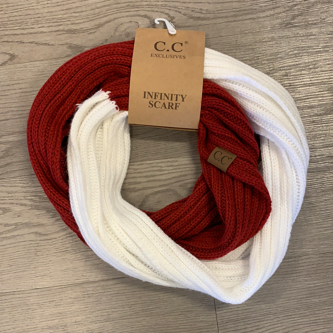 CC Knitted Infinity Scarf
