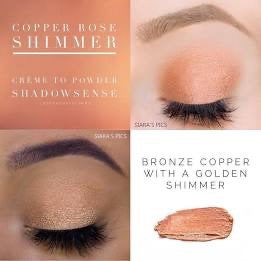 ShadowSense Shimmer Copper Rose Creme to Powder