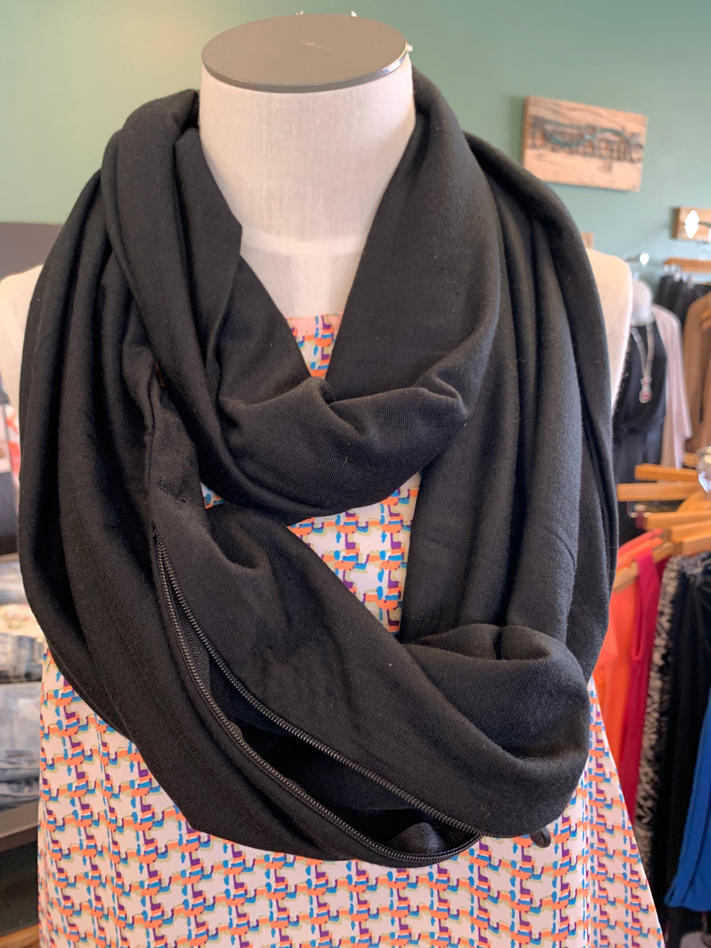 Infinity Scarf with Hidden Pocket
