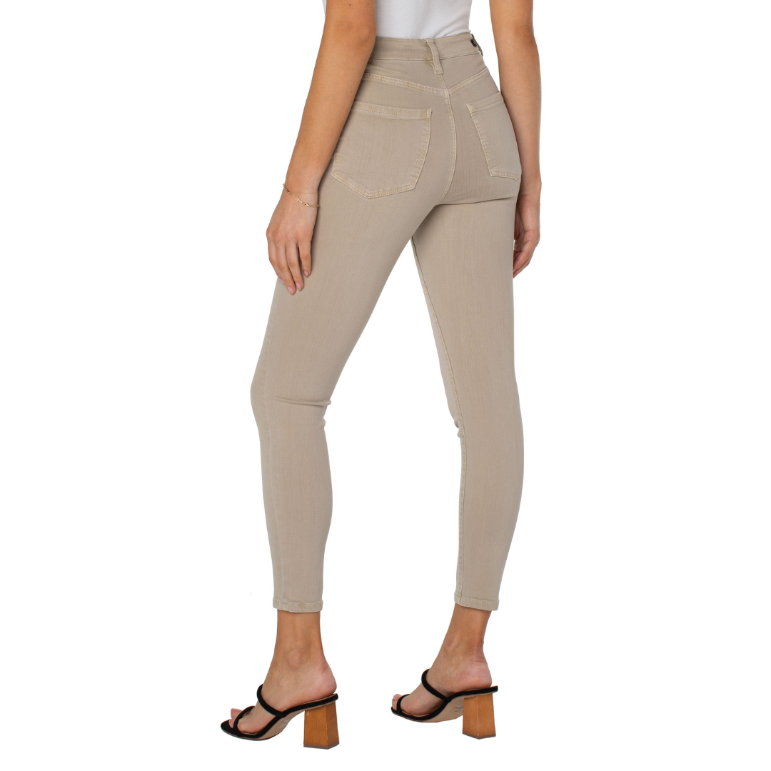 Liverpool Abby Hi-Rise Ankle Skinny (Color: Chai Tan)