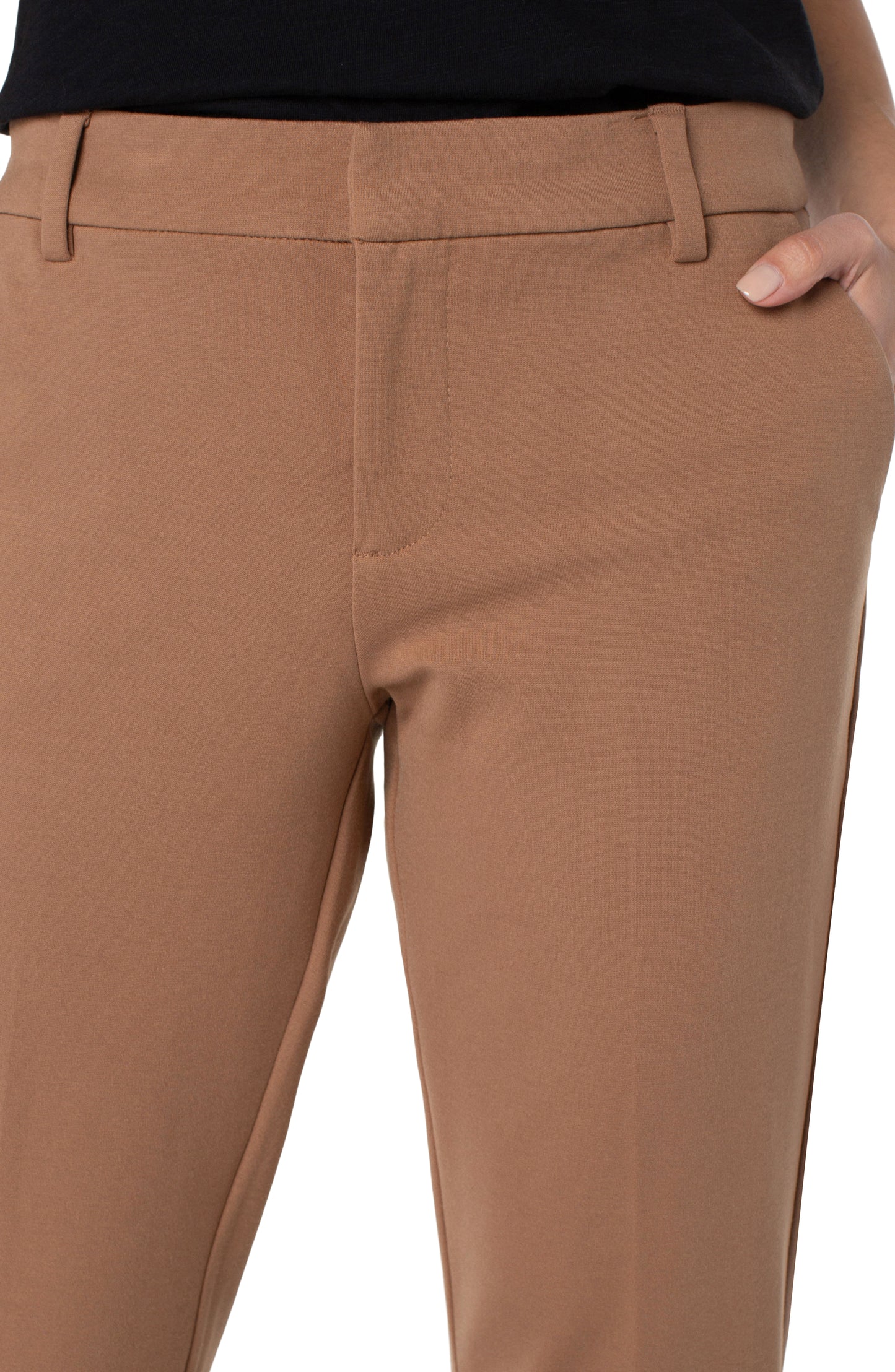 Liverpool Kelsey Knit Trouser (31" inseam) (Solid Colors)(available in plus size)