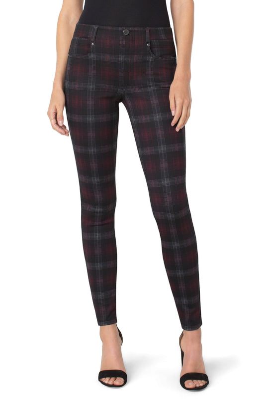 Liverpool Gia Glider Skinny (Black/Red/Tartan)